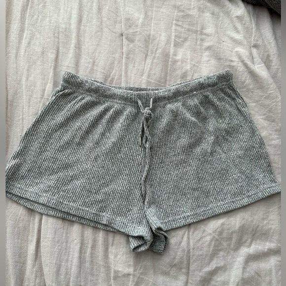 grey pajama shorts - Picture 1 of 3